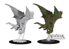 Dungeons & Dragons Nolzur`s Marvelous Unpainted Miniatures: W09 Young Bronze Dragon